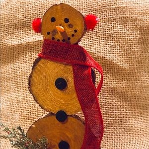 Wooden Snowman